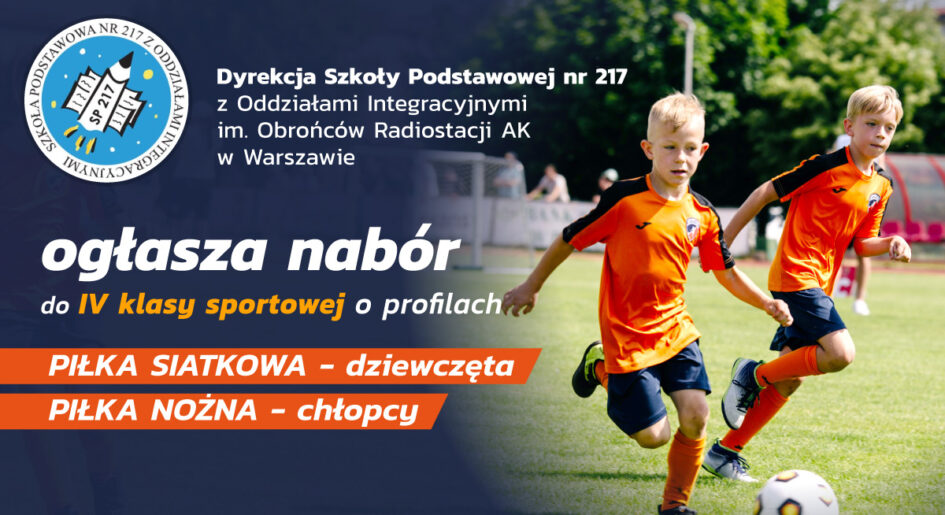 Klasa piłkarska - Otwarty nabór do czwartej klasy! Klasa piłkarska - Otwarty nabór do czwartej klasy!
